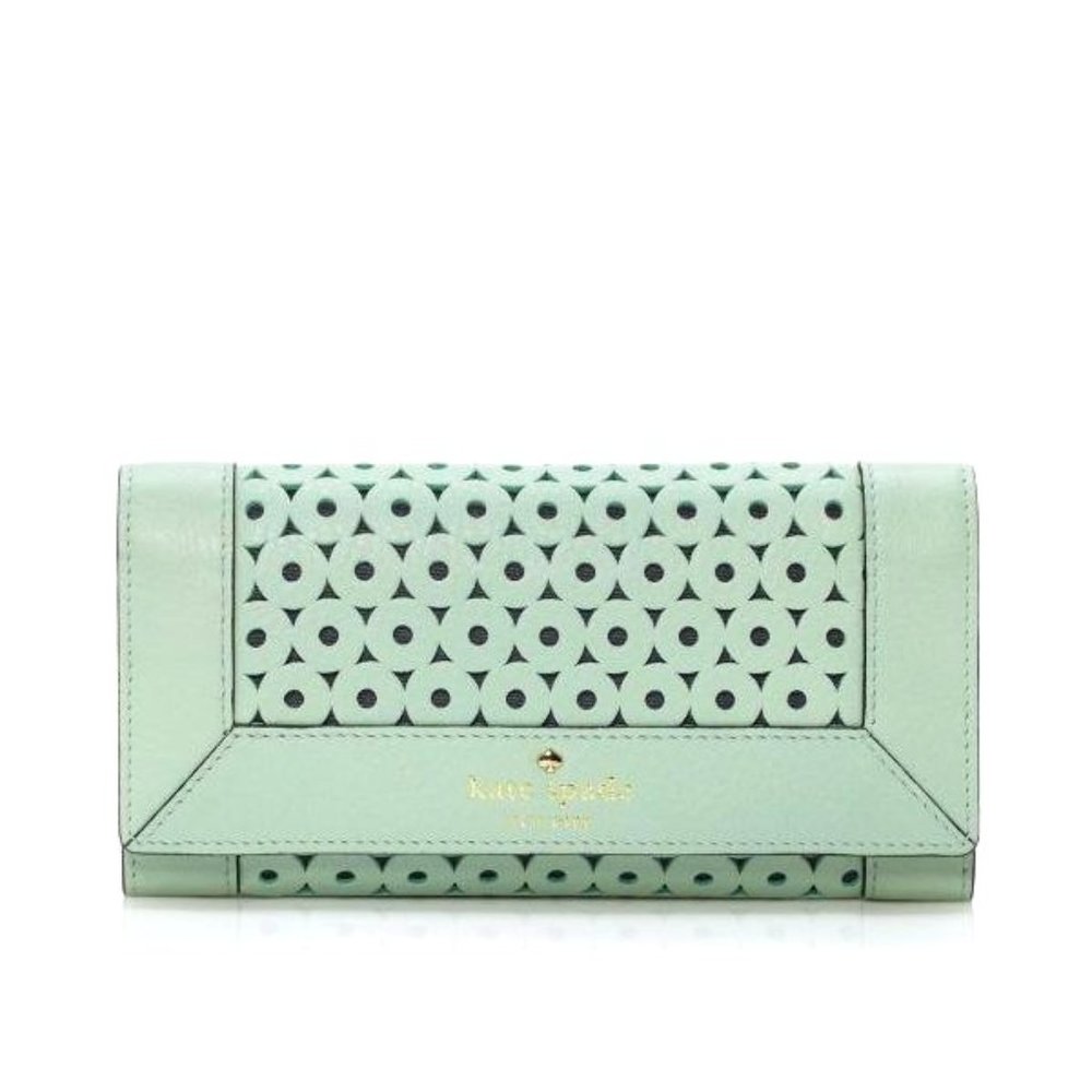 Kate Spade Mercer Isle Cindy Wallet in Dusty Mint